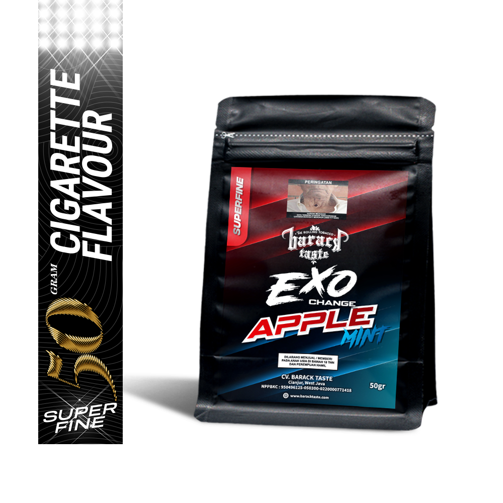 Barack Exo Change Apple Mint 50g 🍂 ‣ Hand Rolling Tobacco👍