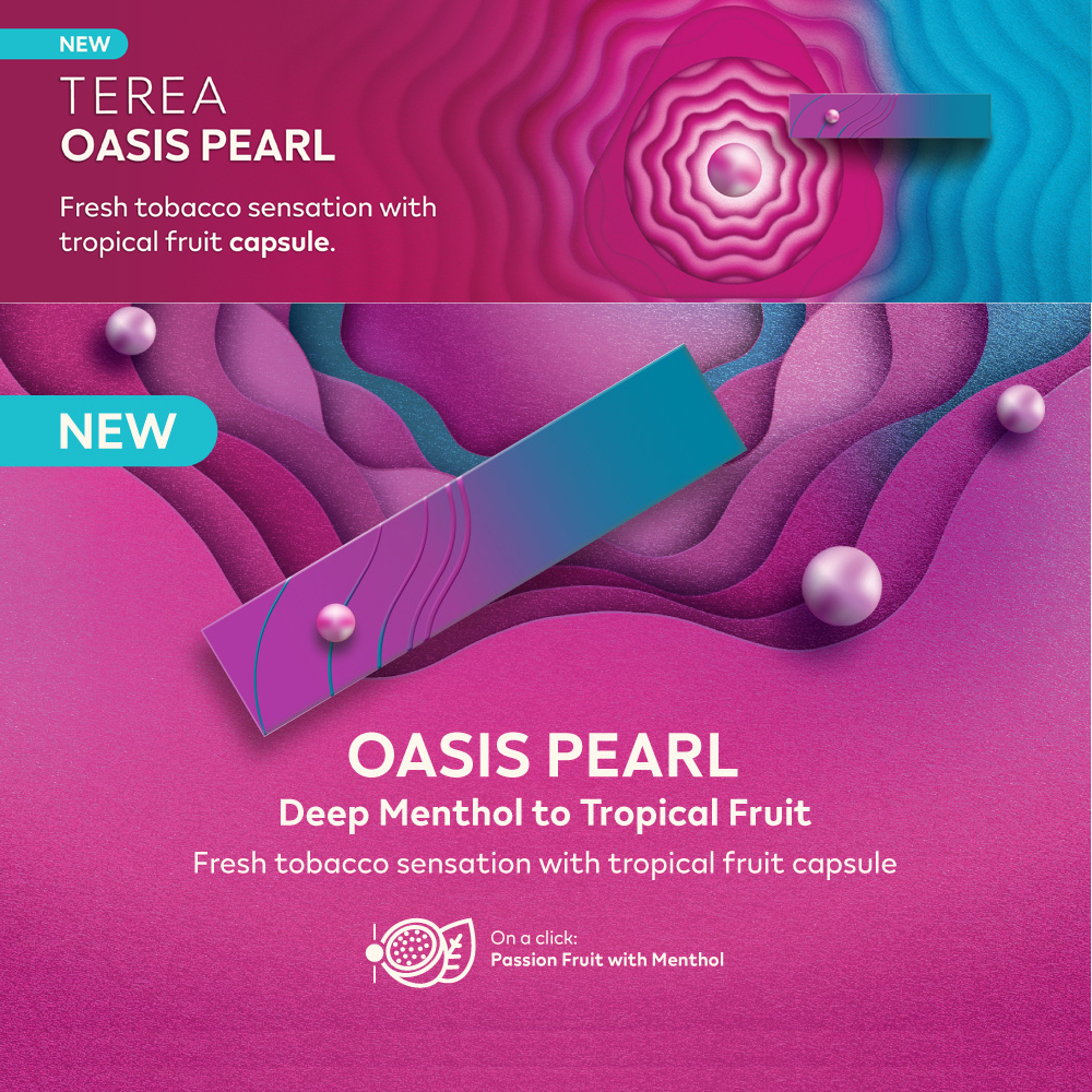 Terea Oasis Pearl for IQOS 💨 ‣ Duty Free Price ‣ 4€👍